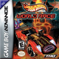 Hot Wheels World Race GameBoy Advance  box art